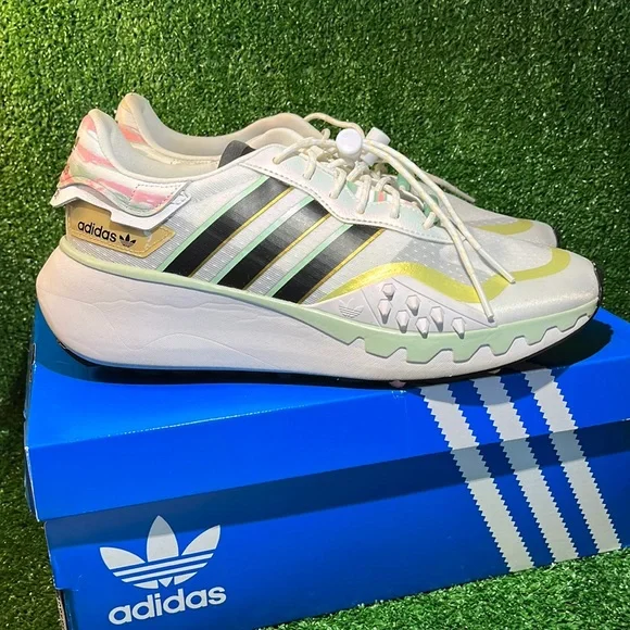 adidas gazelle silver green womens Women's Adidas Choigo FY4850 Black Brown White – Sneaker Junkies main image 1